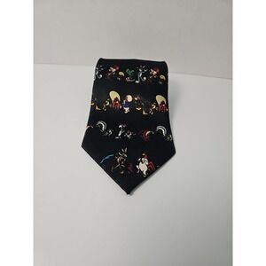 Vintage 1997 Looney Tunes MANIA Cartoon Novelty Necktie BUGS BUNNY DAFFY‎ DUCK